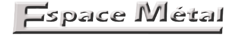 Page d'accueil du site Espace Métal